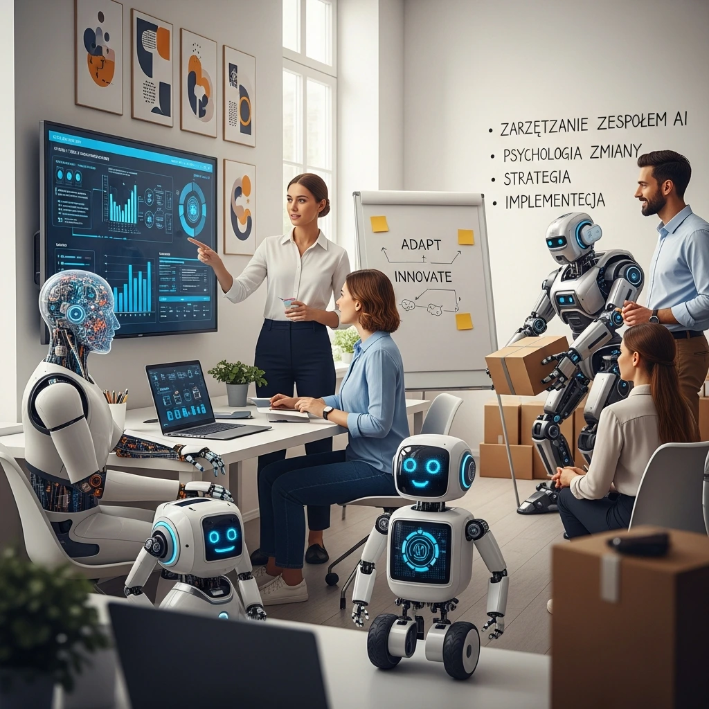 zarządzanie zespołem AI psychologia zmiany w biznesie