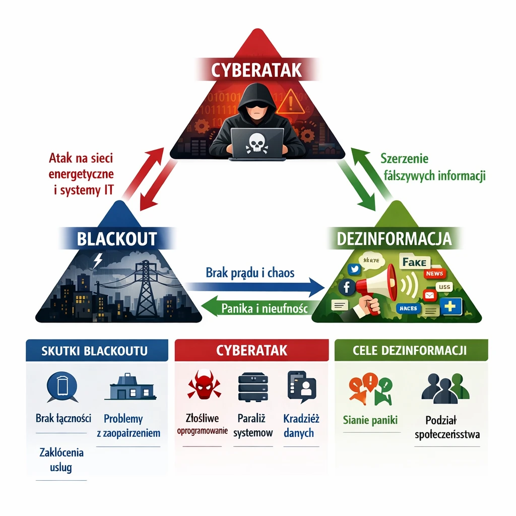 schemat zagrożeń hybrydowych
